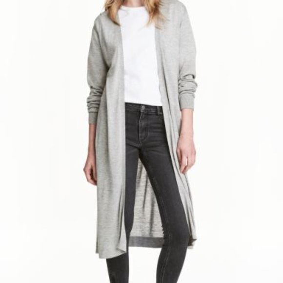H&M Long Grey Cardigan - Picture 2 of 2